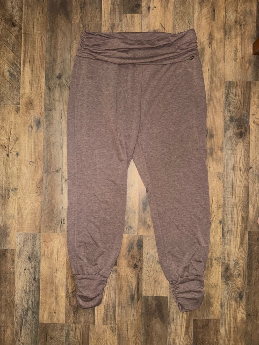Cozy Ruched Hem Lounge harem style Pants